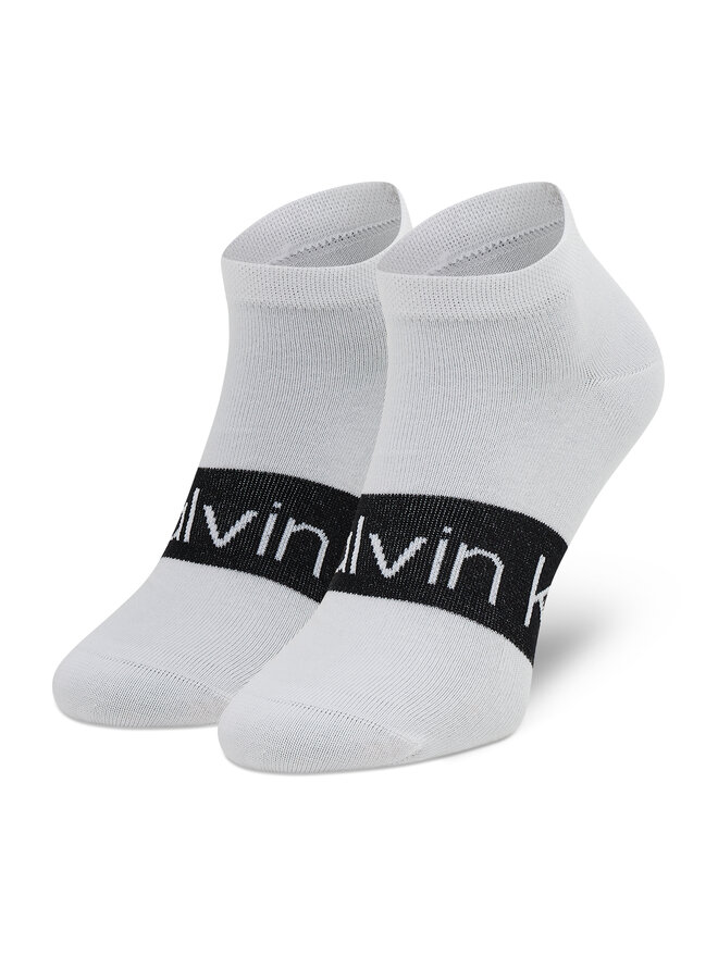 Calvin Klein Súprava 2 párov členkových pánskych ponožiek Calvin Klein 701218712 Sivá