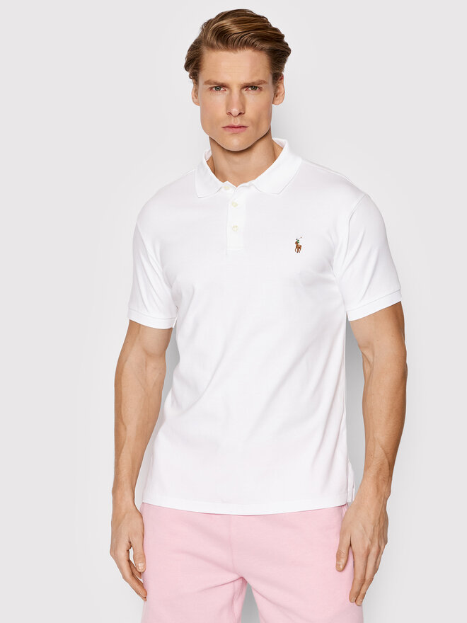 Polo Ralph Lauren Polo Ralph Lauren Poloshirt 710685514001 Weiß Slim Fit