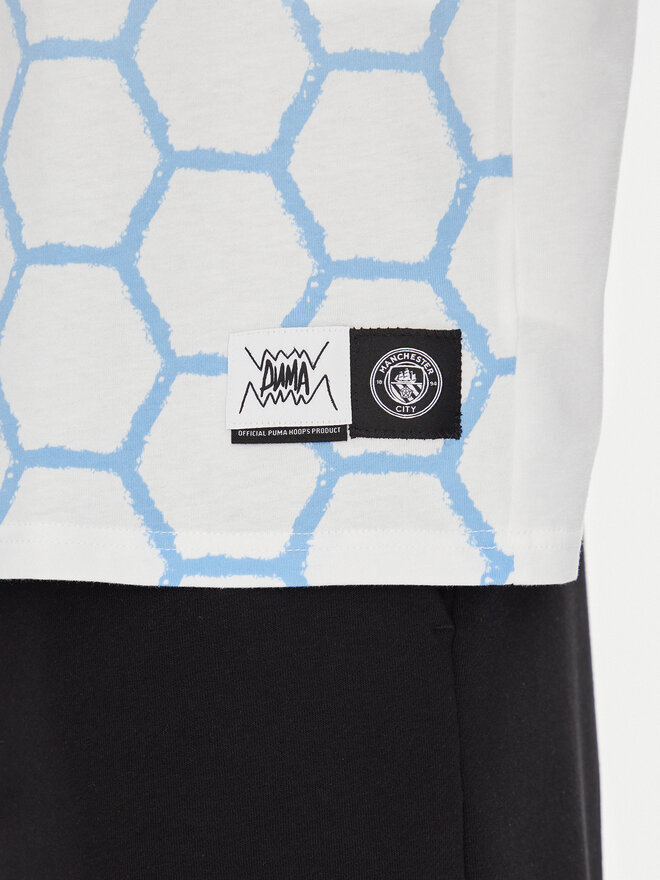 Puma Puma Футболка CWC Hoops x Man City 631695 Білий Regular Fit