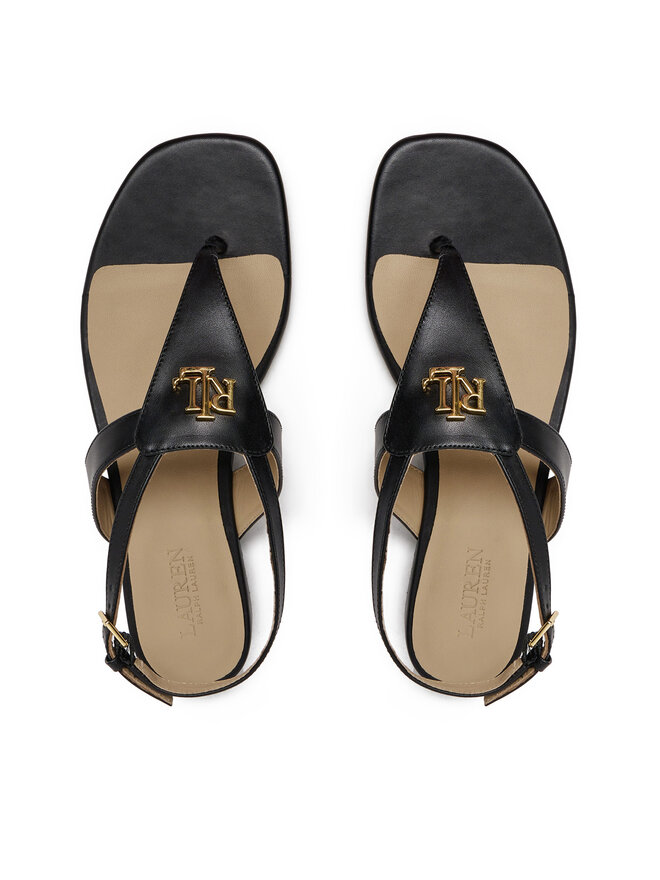 LAUREN RALPH LAUREN Sandále LAUREN RALPH LAUREN Everley 802959145001 Čierna