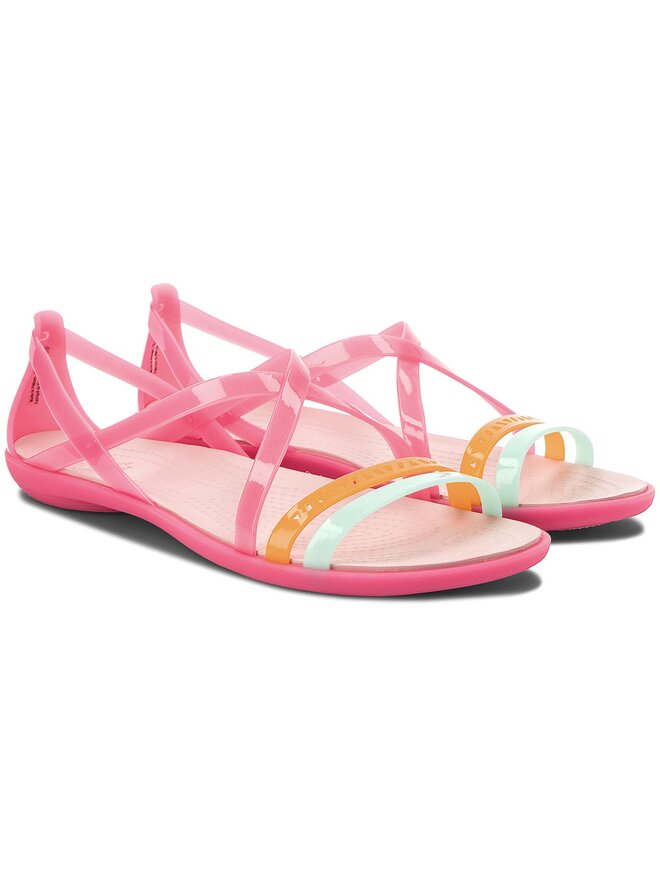 Sandalen Crocs Isabella Cut Strappy Sandal W 205149 Rosa eschuhe