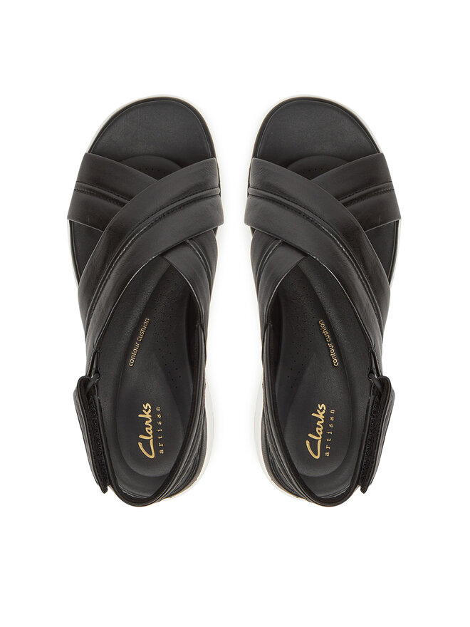 Clarks Basutės Clarks Tuscan Cross 26182233 Juoda