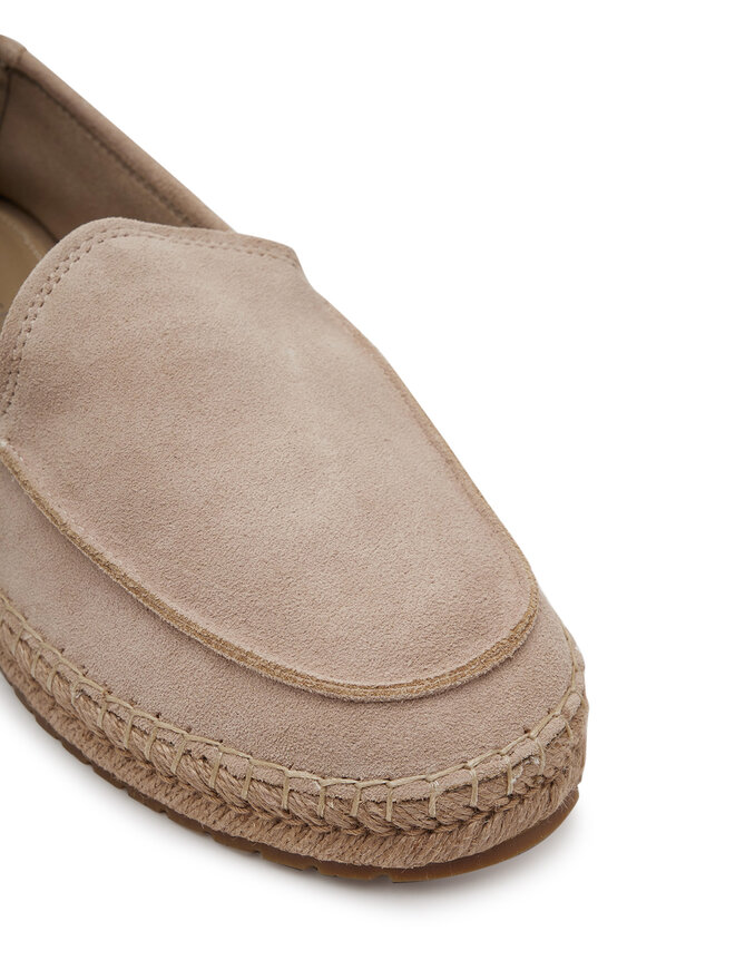 Tommy Hilfiger Espadrilles Tommy Hilfiger Hilfiger Flex Espa Suede Loafer FM0FM05392 Beige