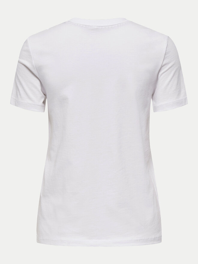 ONLY ONLY Camiseta Kita 15332698 Blanco Regular Fit