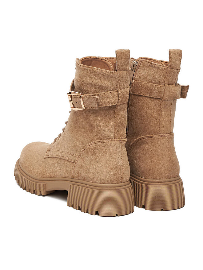 DeeZee Botines planos DeeZee 5699 Beis