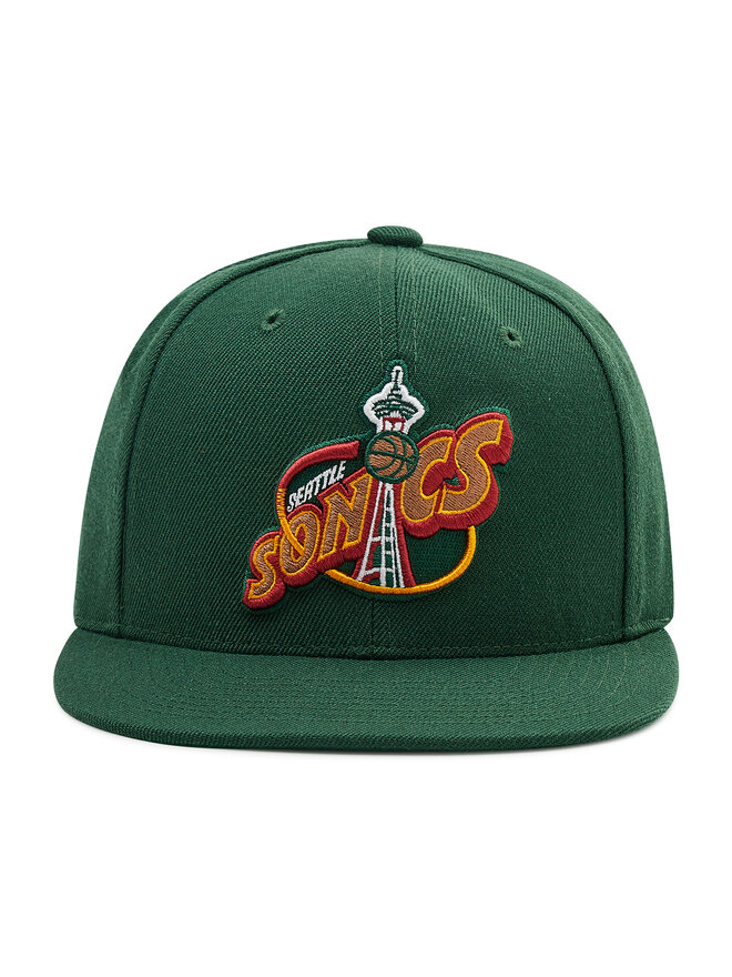 Mitchell & Ness Kepurė su snapeliu Mitchell & Ness HHSS3258 Žalia