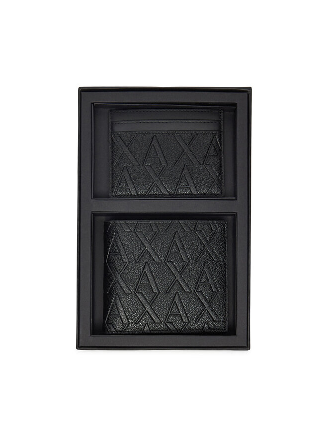 Armani Exchange Sada peněženka a pouzdro na karty Armani Exchange XM001273 AF12133 UC001 Černá