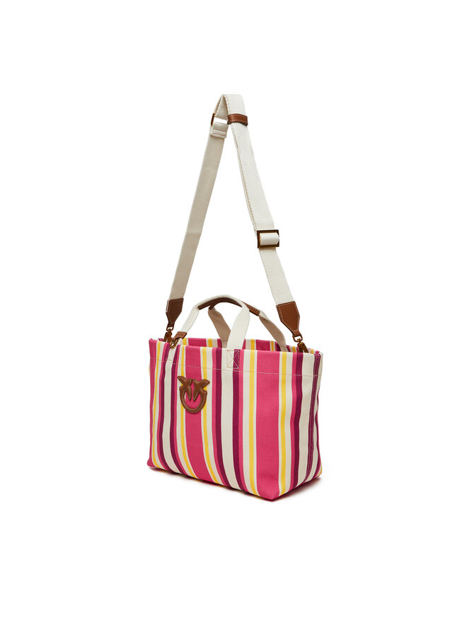 PINKO Handtasche PINKO Shopping Bag Medium PE 25 PLTT 104753 A2G5 Rosa