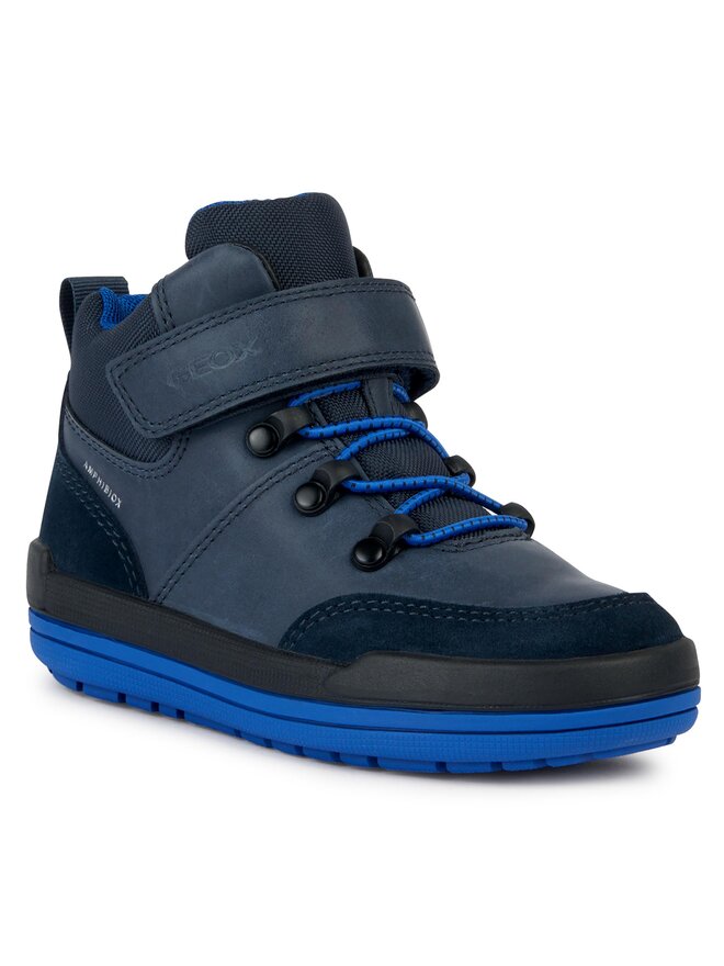 Geox Kozačky Geox J Charz Boy B Abx J36F3A 0MEFU C4226 S Tmavomodrá