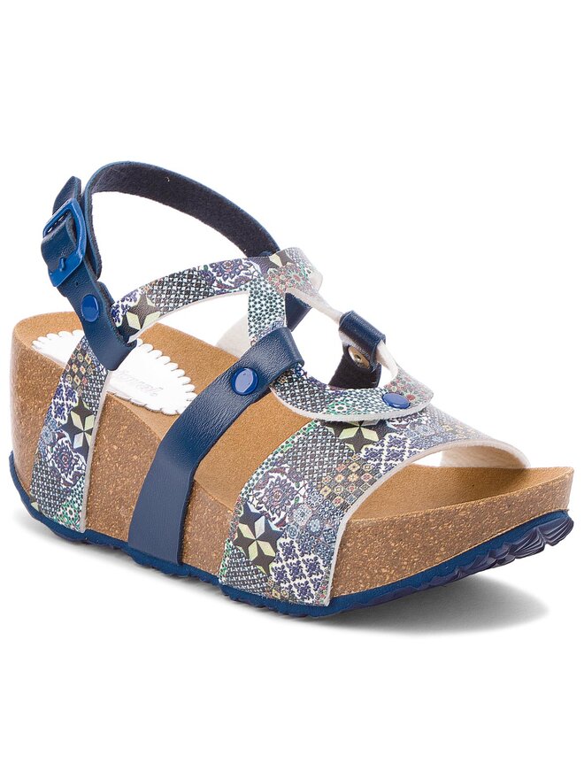 Sandalias Desigual Bio9 Mosaic 18SSHP65 Azul marino zapatos.es
