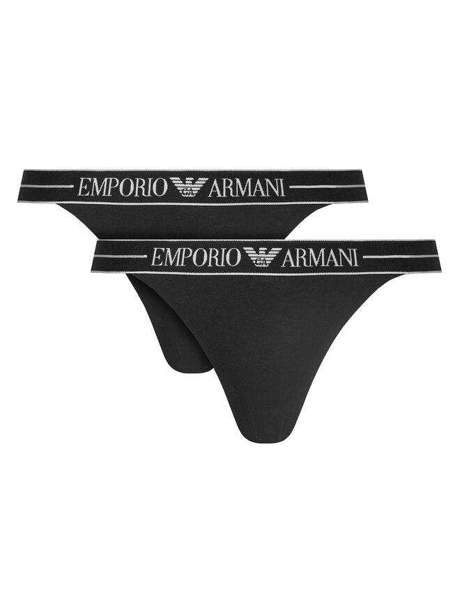 Emporio Armani Underwear Emporio Armani Underwear Набір з 2 пар стрінгів EW000405 AF10881 MC005 Чорний
