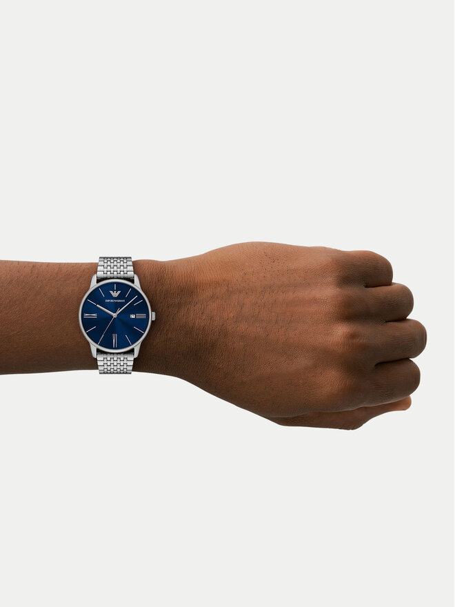 Emporio Armani Pulkstenis Emporio Armani Minimalist AR11674 Sudraba