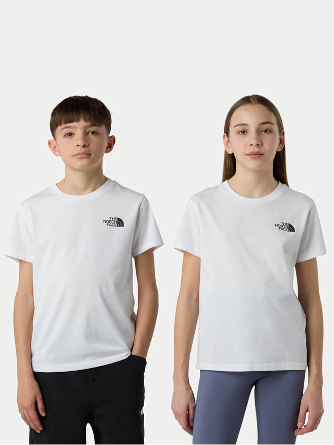 The North Face The North Face Camiseta Simple Dome NF0A87T4 Blanco Regular Fit