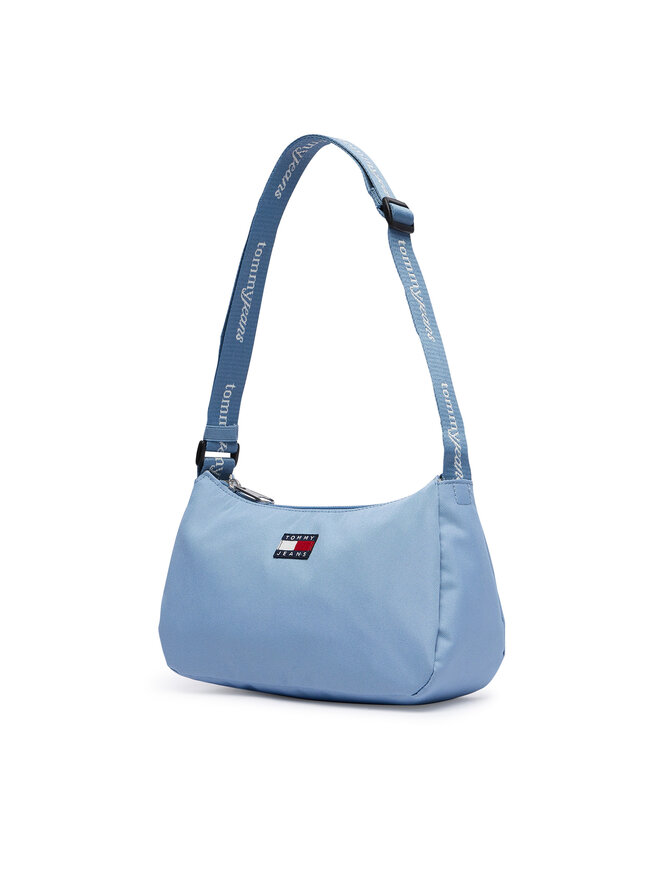 Tommy Jeans Handtasche Tommy Jeans Tjw Ess Daily Shoulder Bag AW0AW18768 Hellblau