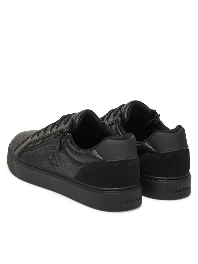 Calvin Klein Sneakers Calvin Klein Classic Cup Laceup Zip Lth YM0YM01437 Negru