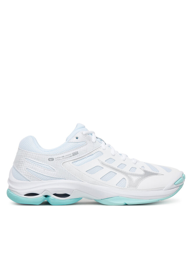 Mizuno Batai uždaroms aikštelėms Mizuno Wave Voltage 2 V1GC2460 Balta