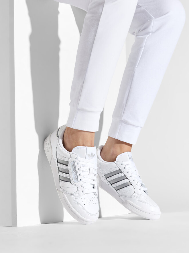 Adidas continental 80 weiß silber deals