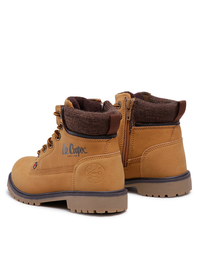 Lee Cooper Schnürstiefeletten Lee Cooper LCJ-22-01-1490K Braun