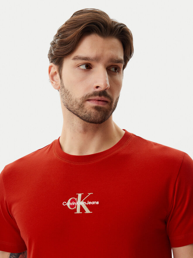 Calvin Klein Jeans Calvin Klein Jeans Футболка Monologo J30J325649 Червоний Regular Fit