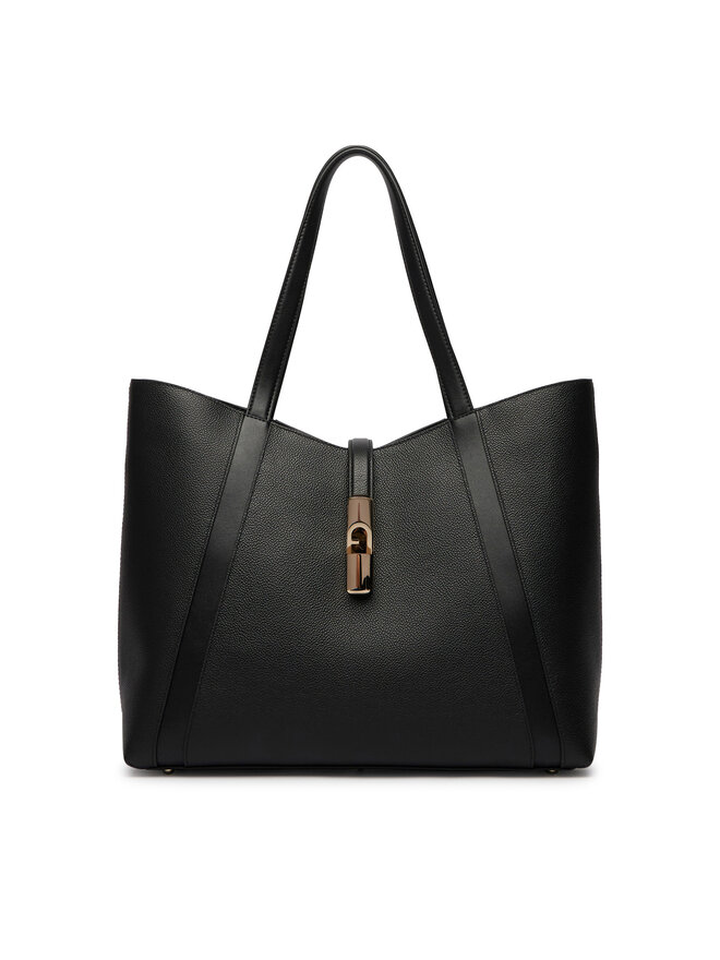 Furla Handtasche Furla Goccia L WB01788 BX3353 CN O6000 Schwarz