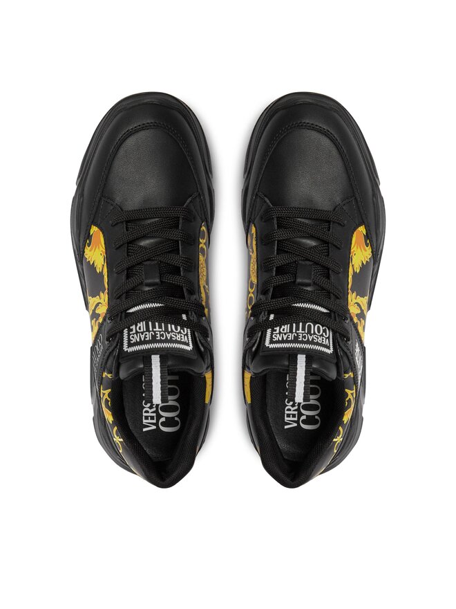 Снікерcи Versace Jeans Couture 75YA3SC2 Чорний | evzuttya.com.ua