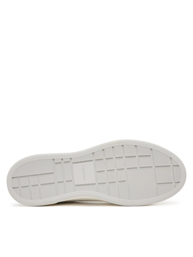Calvin Klein Сникърси Calvin Klein Basket Cups Lace Up Logo Tape YW0YW02007 Бял