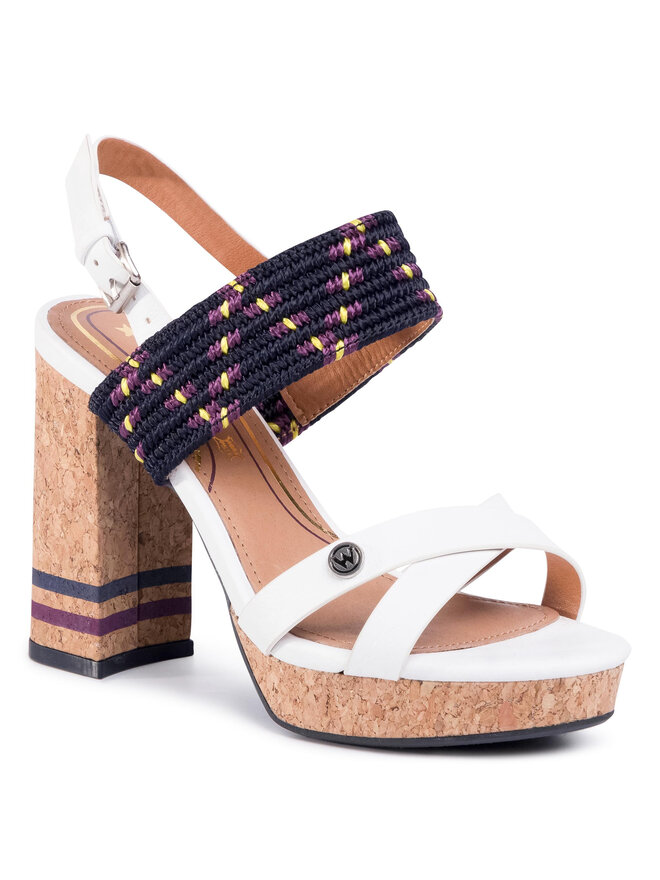 Wrangler Sandále Wrangler Ribbon Blondie WL01561A Biela
