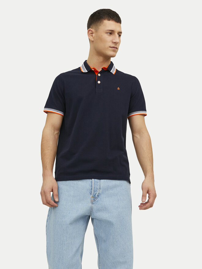 Jack&Jones Jack&Jones Poloshirt Paulos 12136668 Dunkelblau Slim Fit