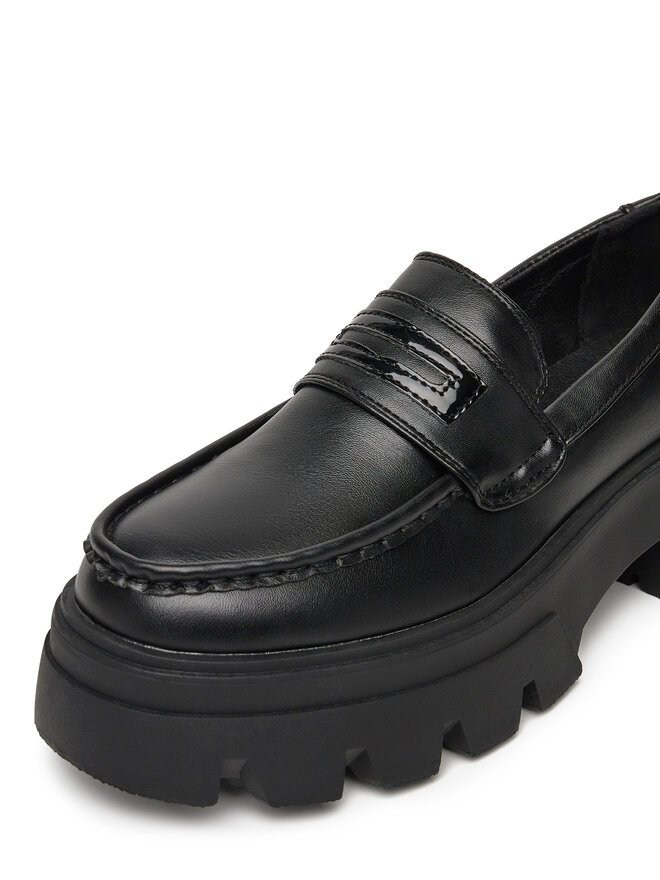 DeeZee Loafersy DeeZee KX2212004 Czarny