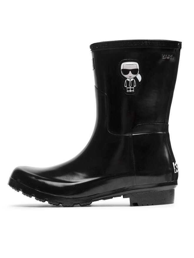 KARL LAGERFELD Гумові чоботи KARL LAGERFELD KL47073 Чорний