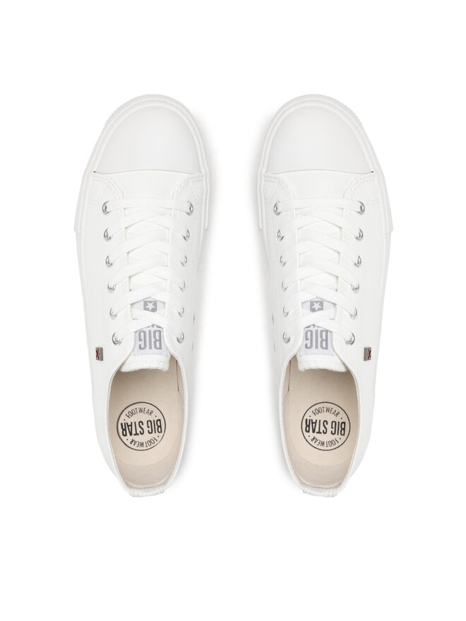 Big Star Shoes Plátěnky Big Star Shoes V174347 Bílá