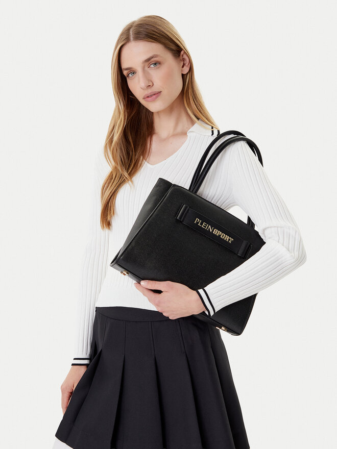 Plein Sport Táska Plein Sport Medium Tote Blake 2110060 Fekete