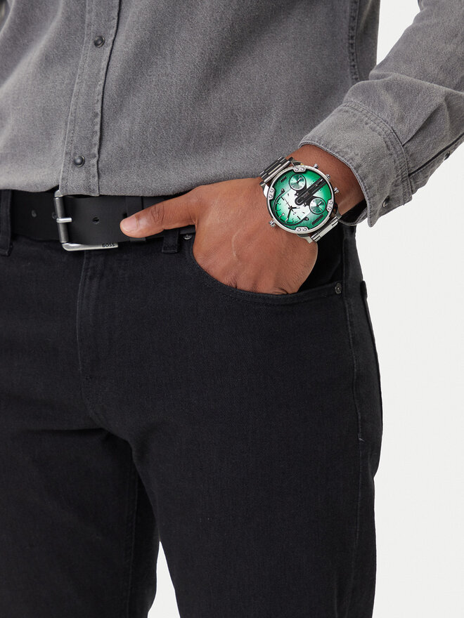 Diesel Годинник Diesel Mr. Daddy Slim DZ7488 Сірий