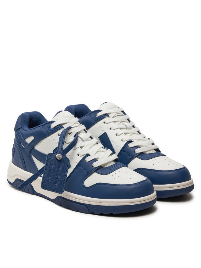 Sneakers Off White OMIA189S22LEA0010142 Bleu marine chaussures