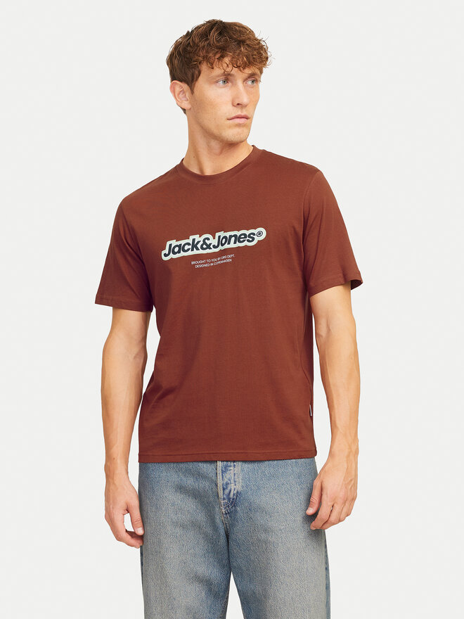 Jack&Jones Jack&Jones T-Shirt Vesterbro 12265740 Braun Relaxed Fit