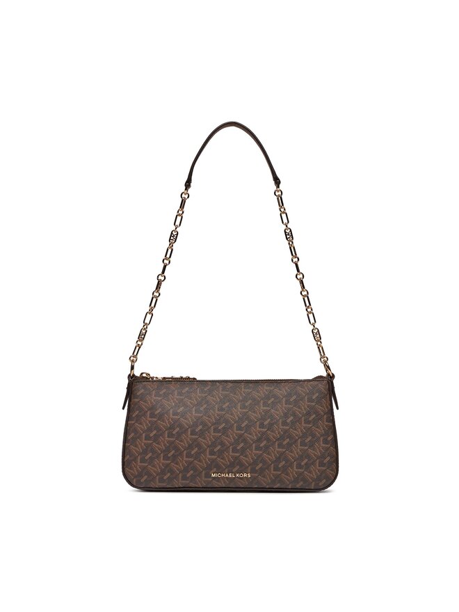 Handtasche MICHAEL Michael Kors Chain Pouchette 32H3G8EW6B Braun eschuhe