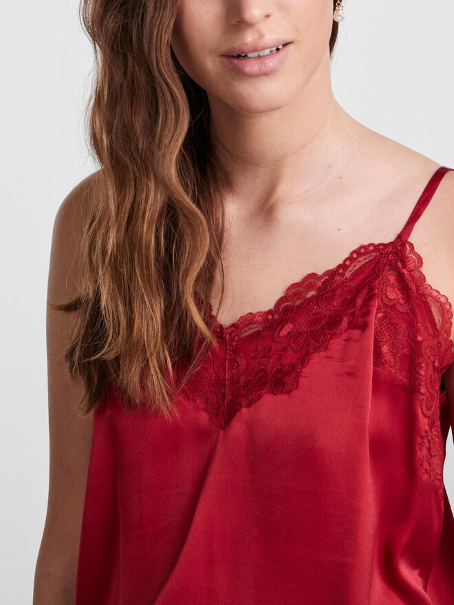 Pieces Pieces Pijama 17142952 Rojo Regular Fit