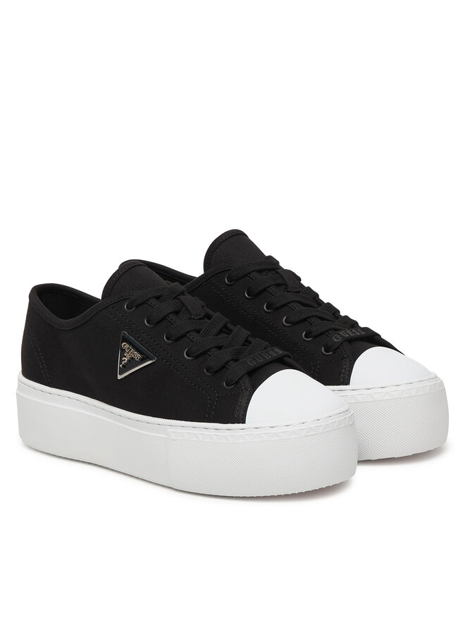 Guess Sneakers aus Stoff Guess FLJJZ3 FAB12 Schwarz
