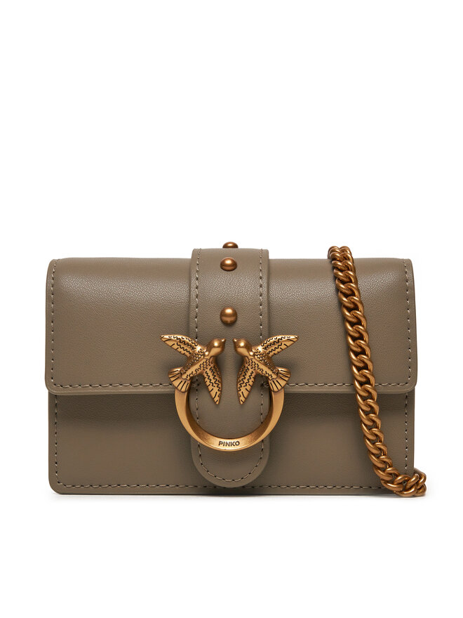 PINKO Bolso Pinko Love One Micro C . AI 24-25 PCPL 100064 A0F1 Gris