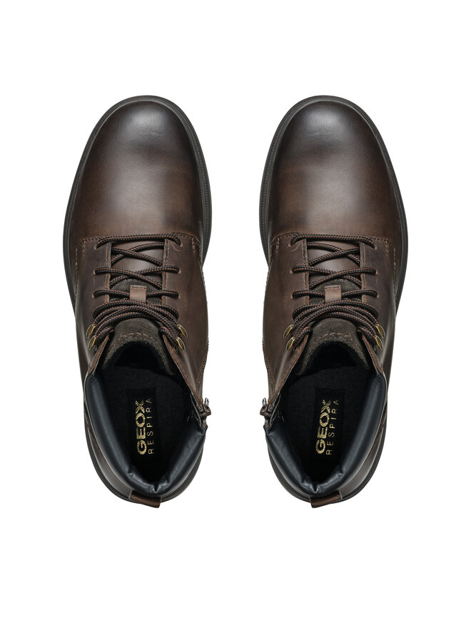 Geox Schnürstiefeletten Geox U Andalo U46DDC 000FF C6009 Braun