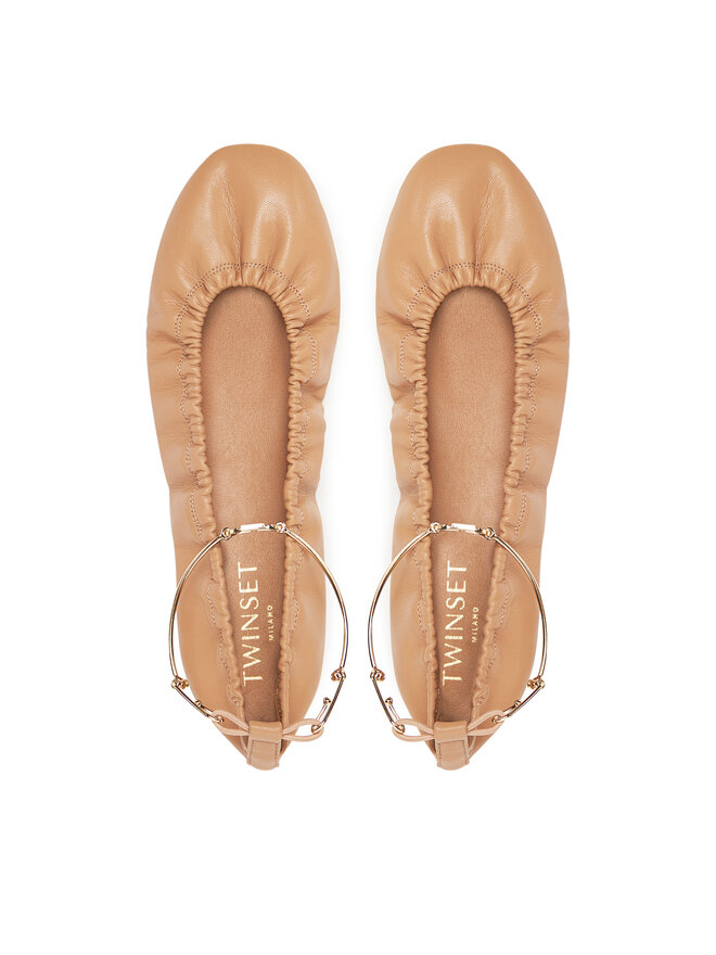 TWINSET Baleríny TWINSET 251TCP150 Hnědá