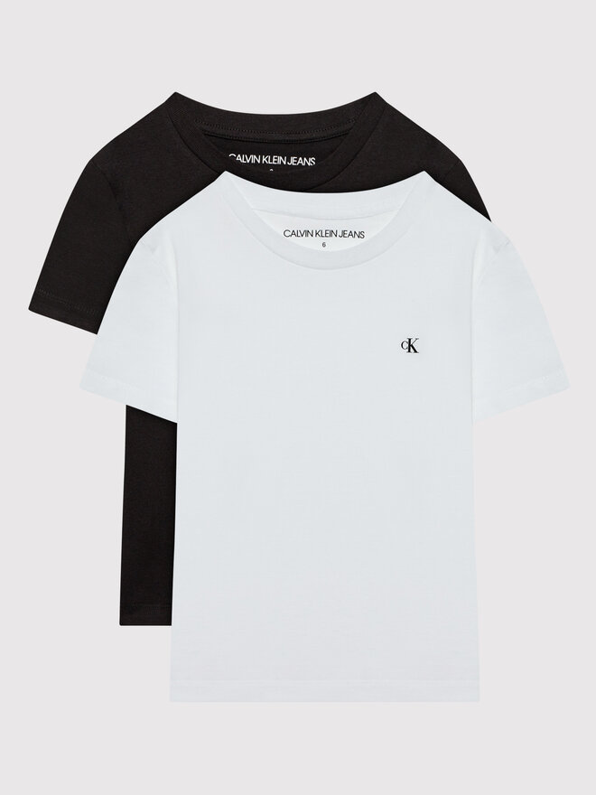 Calvin Klein Jeans Calvin Klein Jeans 2er-Set T-Shirts Monogram IB0IB01093 Weiß Regular Fit
