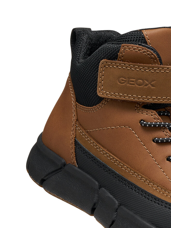 Geox Schnürschuhe Geox J Flexyper Boy J369BA 032ME C0013 M Braun