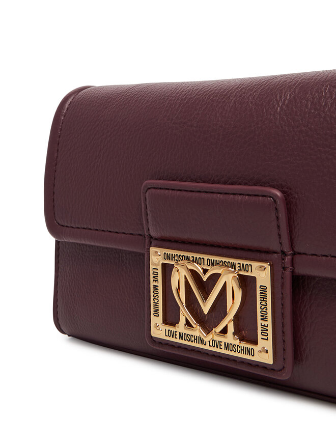 LOVE MOSCHINO Ročna torba LOVE MOSCHINO JC4093PP1NLI0552 Bordo rdeča