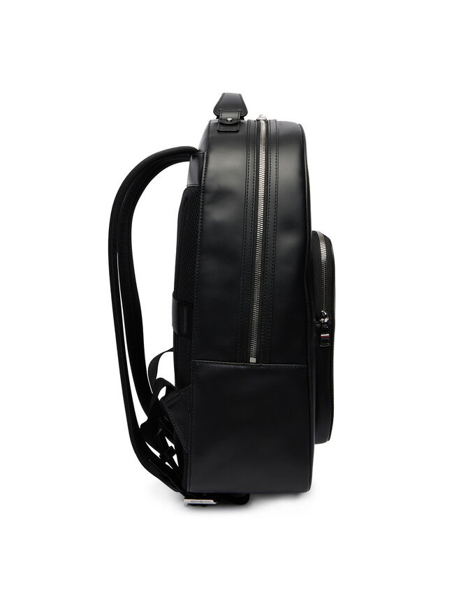 Tommy Hilfiger Rucksack Tommy Hilfiger Th Business Leather Backpack AM0AM14162 Schwarz
