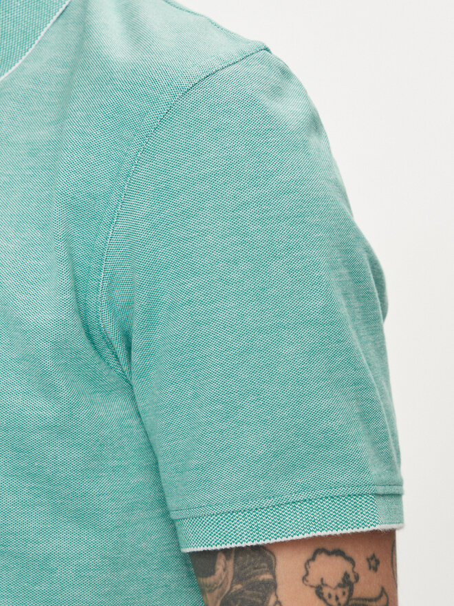 Wrangler Wrangler Polo Refined 112350393 Verde Regular Fit