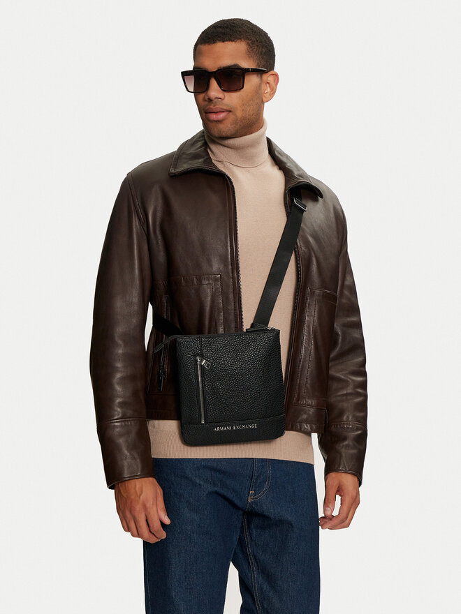 Armani Exchange Плоска сумка Armani Exchange 952652 CC828 00020 Чорний