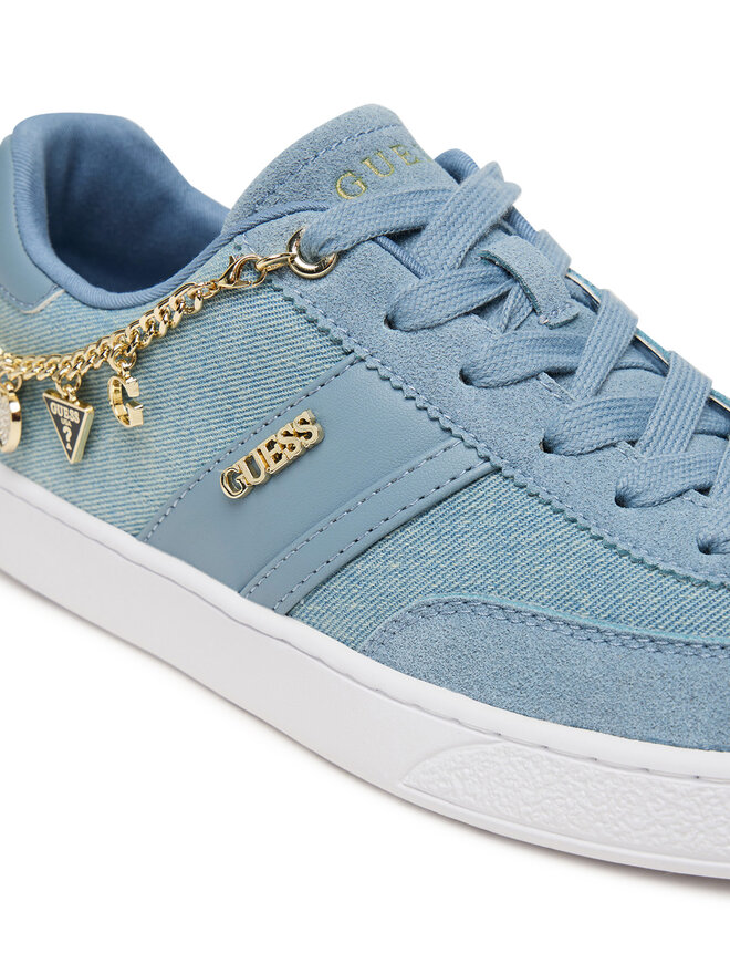 Guess Sneakersy Guess FLTN2K DEN12 Niebieski