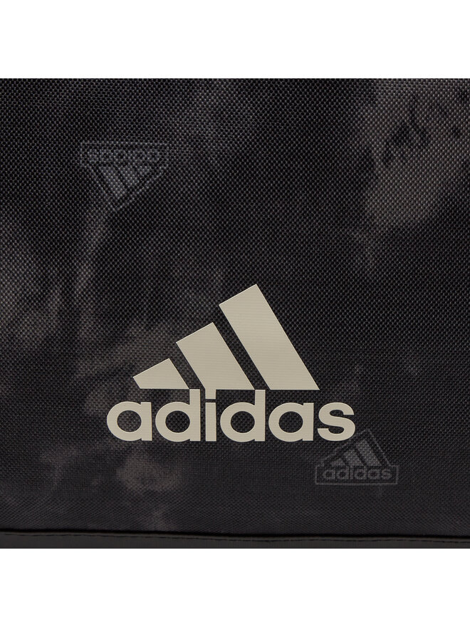 adidas Сак adidas Linear Graphic Duffel Medium IS3784 Черен