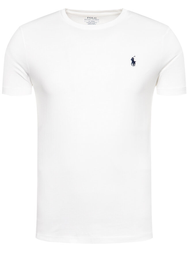 Polo Ralph Lauren Polo Ralph Lauren Camiseta 710680785 Blanco Custom Slim Fit
